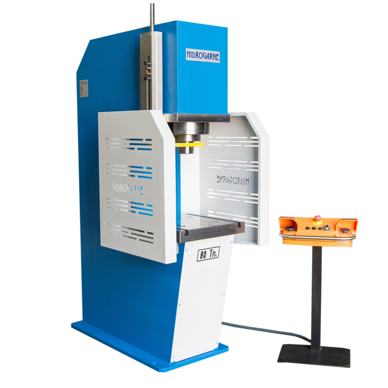 Motorized hydraulic presses with C-frame: CD series