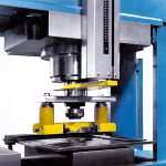 Punching equipment for diameters from 6 mm to 40 mm with anti-deformation elastic treader (optional accessory)